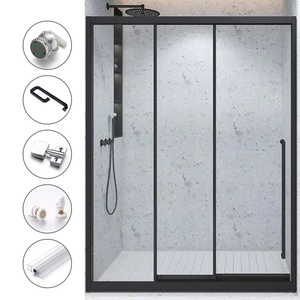 40KG küçük banyo cam kapi parçaları duş asılı kapı pirinç rulman silindir duş sürgülü cam kapi küçük kasnak tekerlekler - Product Image 2