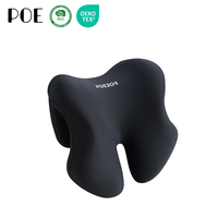 Cojín Ergonómico de Espuma Viscoelástica con Seda de Leche Tejida para Silla, Reposacabezas y Asiento, Almohada para Siesta - Alivio Ortopédico para Dolor de Espalda y Cuello, para Enfermería y Descanso