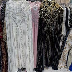 Vestido de Noche Largo y Elegante con Bordado y Pedrería, Estilo Holgado, para Novia Musulmana, Traje para Ceremonia de Boda, Jalabiya, Caftán - Product Image 1