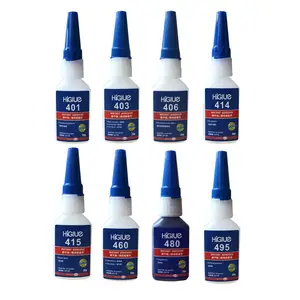 HiGlue Adhesive Distributor in China, HiGlue 401, 403, 406, 414, 415, 454, 460, 480, 495, 496,515, 518