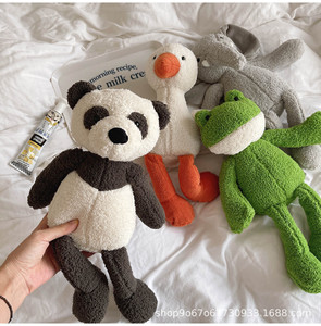 Cute Long-legged Frog Plush Toy <strong>Panda</strong> Baby Sleeping Elephant Doll Doll Collection - Product Image 5