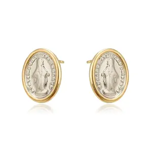 97899 xuping Simple elegant fashion gentle temperament retro creative personality metal high-end small earrings