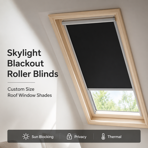 Tenda a Rullo <span class=keywords><strong>Oscurante</strong></span> Personalizzata per <span class=keywords><strong>Finestra</strong></span> sul Tetto, Isolamento Termico, Protezione Solare, Privacy per Soffitta e Ufficio Domestico - Product Image 3