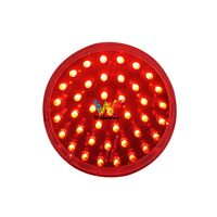Módulo de tráfico ámbar DC12V de diámetro luminoso de 100mm para producción y montaje de señales de guía de elevación o plegable Tablero de flecha LED