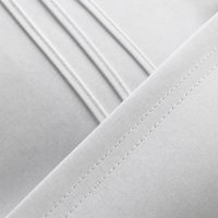 Parure de lit avec logo personnalisé de haute qualité, ensemble de literie blanc de luxe pour la maison et l'hôtel, vente en gros