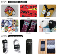 Chaussettes Bébé en Coton Peigné à Motifs de Dessins Animés, Tricotées, Longues, Antidérapantes, avec Coussinets de Genou, pour Nouveau-nés et Enfants, Vente en Gros OEM