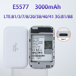 OEM E5577 mạnh mẽ nhất Wifi Router ngoài trời Router điểm truy cập 192. Bộ định tuyến không dây 168.8.1 với pin 3000mAh - Product Image 3