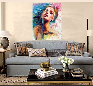 Kit de Peinture Diamant Complet sur Tissu Imprimé Motif Femme Sexy Nue Mignonne pour Décoration Intérieure - Product Image 2