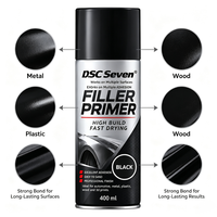 Peinture de base acrylique en aérosol pour réparation de carrosserie automobile 400ML avec excellente adhérence pour véhicules, métaux, plastiques et meubles