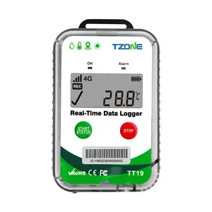 GPS Tracker Temperature Humidity Transmitter Portable 4G Real-Time Temperature And Humidity Data Logger