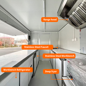 Furgone per Catering Completamente Attrezzato a Doppio Asse, Rimorchio Quadrato per Alimenti, Carretto Personalizzato per Cibo - Product Image 2