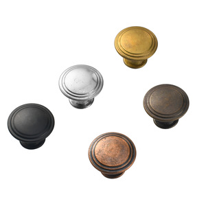 Furniture Handle <b>Knob</b> Round Zinc Alloy Antique Bronze Red Bronze Yellow Bronze <b>Black</b> Bronze Silver Drawer Cabinet Door - Product Image 5