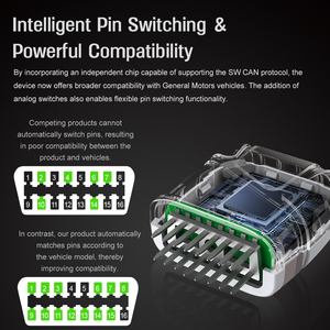 เครื่องสแกนรถยนต์ OBD <span class=keywords><strong>2</strong></span> OBD2 V800 Ai วิเคราะห์เครื่องยนต์ ABS <span class=keywords><strong>แบบ</strong></span>เต็ม - Product Image 3