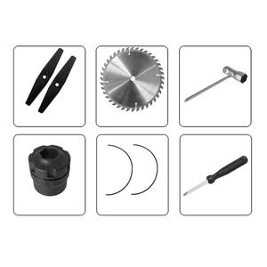 Vertak-Desbrozadora Inalámbrica de Hierba, Desbrozadora de Cuchilla de Metal de 21V, 10000rpm - Product Image 5