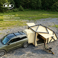 Tente de toit gonflable toutes saisons Kawagebo Kamp (KK) pour SUV avec colonne en TPU pour les voyages en famille