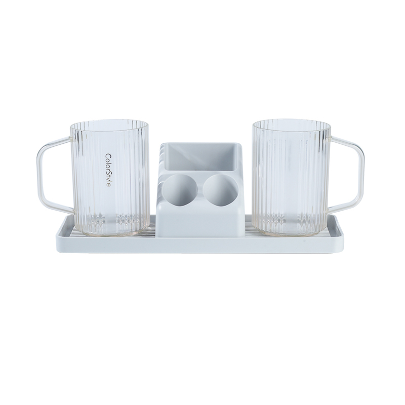 rack+ tray+ transparent cup