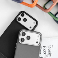 Étui de téléphone en cuir personnalisable avec motifs de couleurs, magnétique, résistant aux rayures et aux chutes, couverture intégrale pour iPhone 17 ProMax