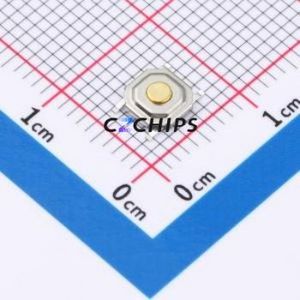 GT-TZ084B-H015-L1 Tactile <b>Switch</b> SMD-4P,5.2x5.2mm <b>Switch</b> Single Pole Single Throw Round Button 2.5N Vertical Mount - Product Image 1