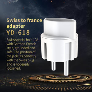 YD-618 Nouveau design <span class=keywords><strong>Suisse</strong></span> <span class=keywords><strong>Suisse</strong></span> <span class=keywords><strong>Suisse</strong></span> Allemagne Schuko France adaptateur de voyage électrique - Product Image 2