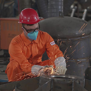 Overoles de Algodón Ignífugos Xk-071 para Trabajadores, Ropa de Trabajo para Todas las Estaciones, Uso Industrial, Color Naranja, Diseño Entero - Product Image 5