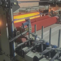 Machine à plastifier les profils à colle chaude Pur Ligne de stratification Pur pour presse acrylique sur la ligne de production de stratification Mdf Pur