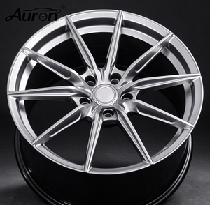 Jantes multi-branches en alliage d'aluminium forgé finition noir brillant pour Audi pour Polo Nouveau modèle - Product Image 2