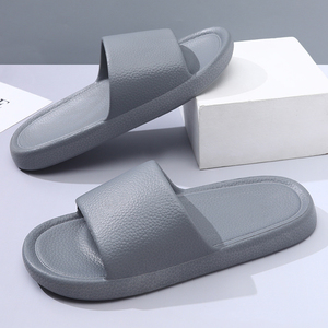 Erkek düz Eva ayakkabı slaytlar özel Logo Sandal Unisex ev deri slaytlar terlik özel Logo ile erkekler için - Product Image 2