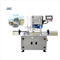 Máquina Selladora de Latas y Botellas de Aluminio de Alta Velocidad, Automática, Mecánica, Impulsada por Motor, de Alta Frecuencia, Personalizada por JHC, con PLC