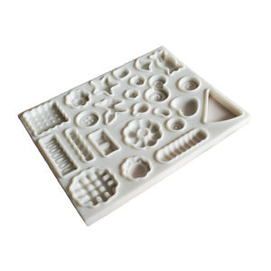 Stampo in Silicone per Torte e Fondente, 3D Rettangolare, 24 Varianti, Mini Cibo Finto Cartoon, Sandwich, Biscotti, Caramelle, <span class=keywords><strong>Dolci</strong></span>, Grafica Fai-da-Te - Product Image 3