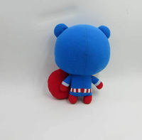 Boneka Plush Uyeah, Boneka Figur Kartun Lucu, Boneka Hewan Pahlawan Beruang Kartun Super Plush Man, Mainan Custom untuk Hadiah dengan Kain