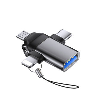 Hot 3 in 1 OTG <strong>Adapter</strong> Micro <strong>USB</strong> Type C to <strong>USB</strong> 3.0 <strong>Adapter</strong> for Samsung Galaxy S20 S10 Macbook <strong>USB</strong> C OTG <strong>Adapter</strong> Converter - Product Image 2