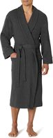Peignoir Kimono Hôtelier Cinq Étoiles pour Femme et Homme, Romantique, Uni, 100% Coton Satiné Épais, ODM, Absorbant, Séchage Rapide, Doux, Luxe, Bleu