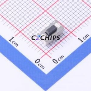 GT-TCA54B-H035-L1 Tactile <b>Switch</b> SMD <b>Switch</b> Single Pole Single Throw Rectangle Button 2.5N Horizontal Mount - Product Image 1