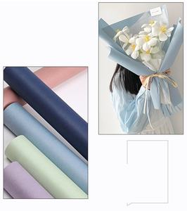 JOYWOOD Individuelles Koreanisches Blumenstrauß-Geschenkpapier, Neues Einfarbiges Wasserfestes Bastelpapier, Beschichtet für Blumenverpackungen - Product Image 3