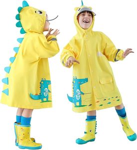 Imperméable pour enfants en dessin animé 3D Veste de pluie pour tout-petits pour garçons et filles - Product Image 1