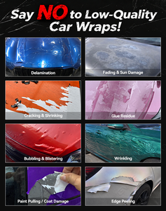 Películas para Carrocería de Automóviles GWF, Vinilos Mate Satinados de PET, Color Gris Ágata, Vinilo para Envolver Automóviles, Rollos de Adhesivos para Automóviles - Product Image 4