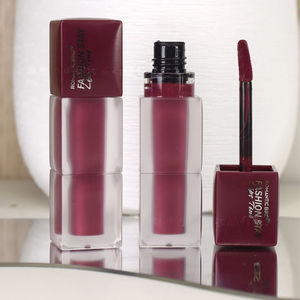 Gloss à lèvres mat de couleur foncée en gros, <span class=keywords><strong>ROMANTIC</strong></span> <span class=keywords><strong>BIRD</strong></span> Maquillage, série foncée violette, ensemble de gloss à lèvres 6 couleurs mélangées - Product Image 2