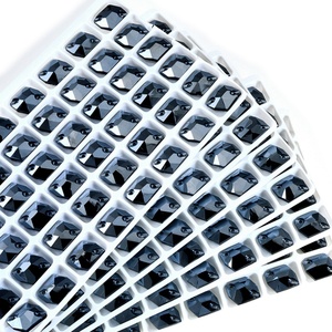OLeeya - Cristales de Cristal Metálicos Plateados para Coser, Gemas de Estrás para Coser en Ropa, Pedrería de Cristal para Vestidos de Mujer - Product Image 4