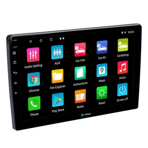 Оптовая продажа, 9-дюймовый сенсорный экран 2 din, автомобильный радиоплеер на базе android