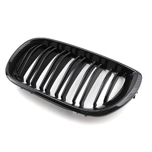 Vente chaude brillant <span class=keywords><strong>noir</strong></span> avant Double ligne gril ABS plastique rein grilles pour <span class=keywords><strong>BMW</strong></span> série 3 E46 1998-2004 - Product Image 6