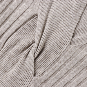 Da <span class=keywords><strong>Lang</strong></span> personnalisé élégant dame pull pull automne hiver coréen kaki col en v à manches longues bouton respirant tricoté décontracté - Product Image 4