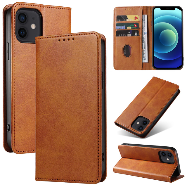 Ultra-Thin Flip Ultra-Thin Flip Phone Cover for iPhone 14 Pro Max PU Leather Mobile Case Magnetic Feature Compatible for iPhone