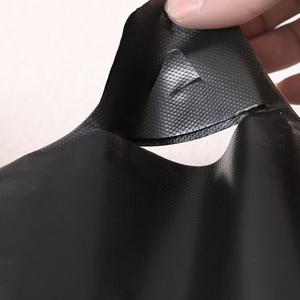 High Quality Factory Wholesales Plain Black and <b>White</b> T-shirt <b>Plastic</b> Bags with Handles - Product Image 5