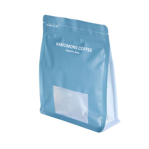 Eco Amigável Personalizado Impresso Slot Para Cartão Saco De Café Folha De Alumínio Slot Para Cartão De Café Saco Ziplock Bolso com Fenda De Cartão - Product Image 3