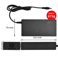 Adaptateur d'alimentation à découpage AC/DC de bureau 180W certifié UL CE KC PSE SAA, alimentation à découpage multi-tensions 12V 19V 24V 48V