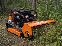 Trincia Radiocomandata 25HP Diesel Tracked Forestry Mulcher pour les pentes montagneuses, les vergers, les arbustes et le défrichement des zones brûlées
