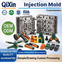Usine OEM/ODM de moulage par injection plastique de précision sur mesure pour raccords de pistolets à eau de jardin et de tuyaux, acceptant les dessins d'échantillons personnalisés