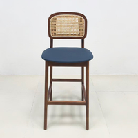 Chaise de salle à manger en bois sur mesure pour café, style LOFT, texture artisanale, chaise de bar, vente en gros