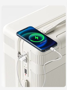 <span class=keywords><strong>Valise</strong></span> à roulettes universelle au design minimaliste et vibrant, grande capacité, <span class=keywords><strong>ultra</strong></span>-légère, en ABS, unisexe, <span class=keywords><strong>valise</strong></span> de voyage - Product Image 3