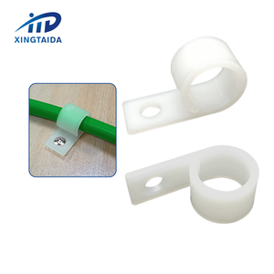 Abrazadera de Cable Tipo R de Nailon Plástico, Clip de Cable Tipo P con Montaje de Tornillo, Diámetro de la Bola de 3.2mm-25.4mm - Product Image 2